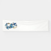 Symbol Infinity of Blue Morpho Butterflies Spandoek (Horizontaal)