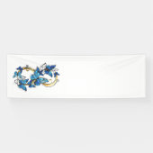 Symbol Infinity of Blue Morpho Butterflies Spandoek (Horizontaal)