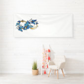 Symbol Infinity of Blue Morpho Butterflies Spandoek (Insitu)