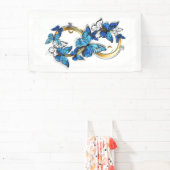 Symbol Infinity of Blue Morpho Butterflies Spandoek (Insitu)