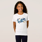 Symbol Infinity of Blue Morpho Butterflies T-shirt (Voorkant volledig)