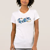Symbol Infinity of Blue Morpho Butterflies T-shirt (Voorkant)