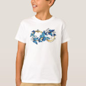 Symbol Infinity of Blue Morpho Butterflies T-shirt (Voorkant)