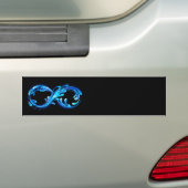 Symbol Infinity of Cold Clear Water Bumpersticker (Op auto)