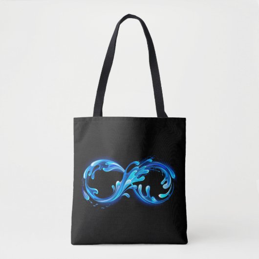 Symbol Infinity of Cold Clear Water Tote Bag (Voorkant)