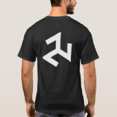 symbol of God on front triskelion symbol on back T-shirt (Achterkant)