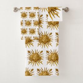 Symbol of Louis XIV the Sun King Bad Handdoek