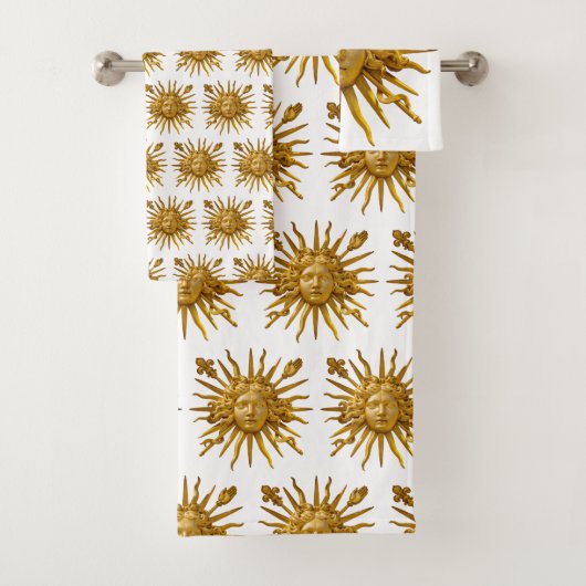 Symbol of Louis XIV the Sun King Bad Handdoek (Insitu)