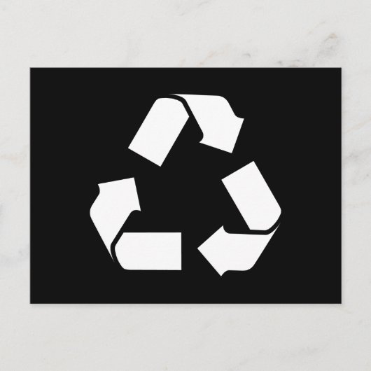 SYMBOL recyclen Briefkaart (Voorkant)