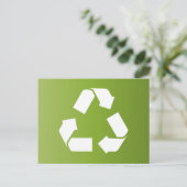 SYMBOL recyclen Briefkaart (Staand voorkant)