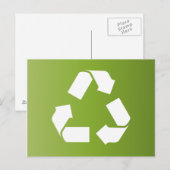SYMBOL recyclen Briefkaart (Voorkant / Achterkant)