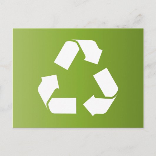 SYMBOL recyclen Briefkaart (Voorkant)