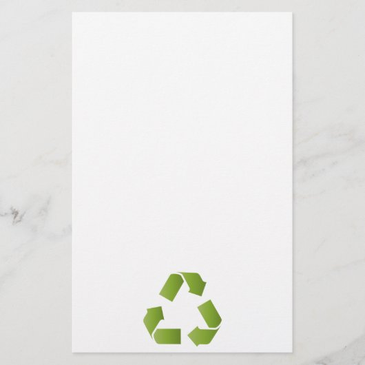SYMBOL recyclen Briefpapier (Voorkant)