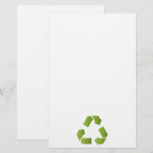 SYMBOL recyclen Briefpapier (Voorkant / Achterkant)