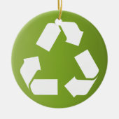 SYMBOL recyclen Keramisch Ornament (Voorkant)