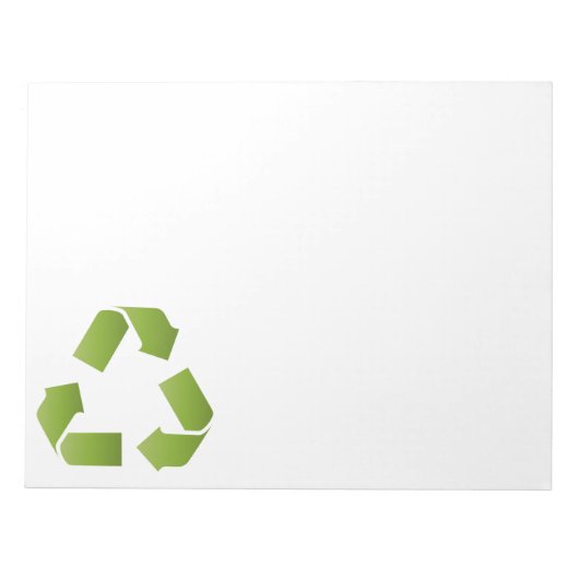 SYMBOL recyclen Notitieblok (Voorkant)