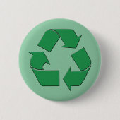 SYMBOL recyclen Ronde Button 5,7 Cm (Voorkant)