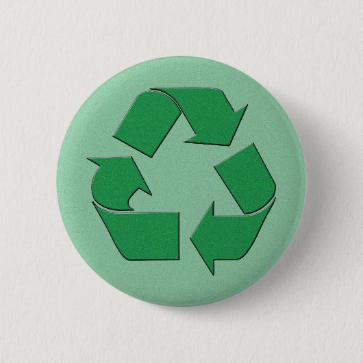 SYMBOL recyclen Ronde Button 5,7 Cm (Voorkant)