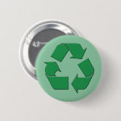 SYMBOL recyclen Ronde Button 5,7 Cm (Voorkant /achterkant)