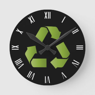SYMBOL recyclen Ronde Klok