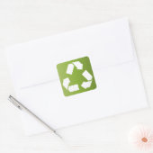 SYMBOL recyclen Vierkante Sticker (Envelop)