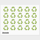 SYMBOL recyclen Vierkante Sticker (Vel)