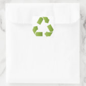 SYMBOL recyclen Vierkante Sticker (Tas)