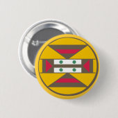 Symbol Schild Afrika shield africa Ronde Button 5,7 Cm (Voorkant /achterkant)