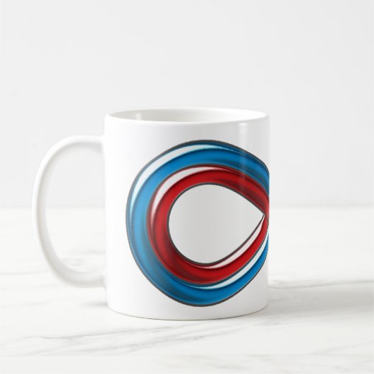 Symbol Unendlich infinit infinity Koffiemok (Links)