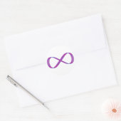Symbol Unendlichkeit infinity Ronde Sticker (Envelop)