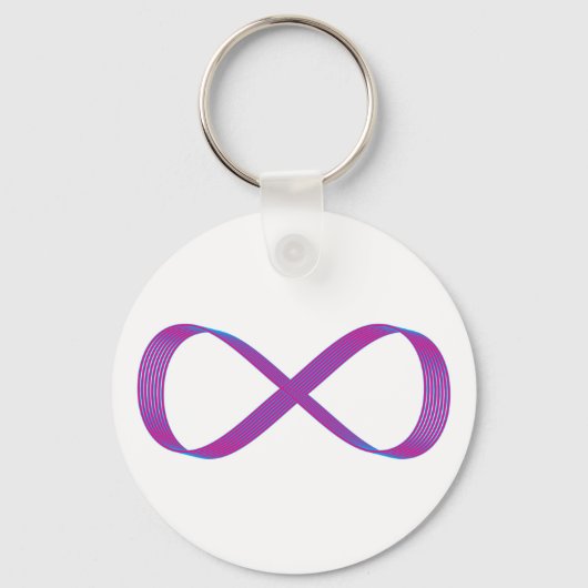 Symbol Unendlichkeit infinity Sleutelhanger (Voorkant)