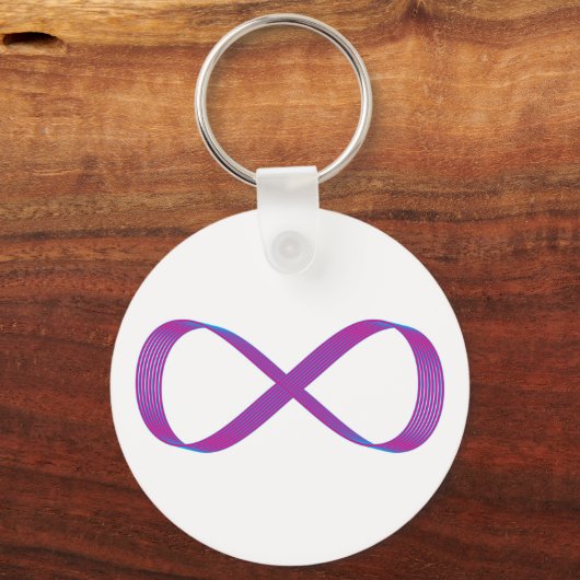 Symbol Unendlichkeit infinity Sleutelhanger (Voorkant)