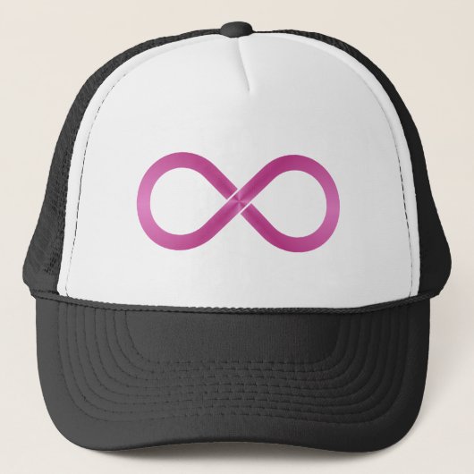 Symbol Unendlichkeit infinity Trucker Pet (Voorkant)