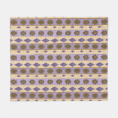SYMBOLblauw Fleece Deken (Voorkant (Horizontaal))