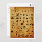 Symbolen1-Briefkaart Briefkaart (Voorkant / Achterkant)