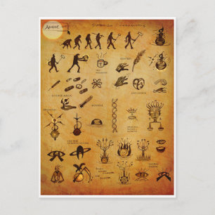 Symbolen2-Briefkaart Briefkaart