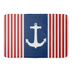 Symbolen - ANCHOR & STRIPES + uw ideeën Badmat