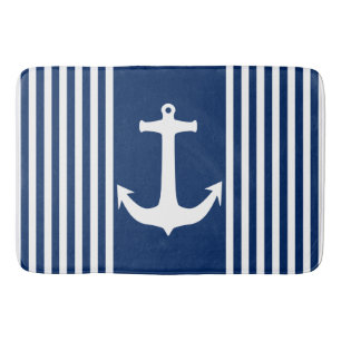 Symbolen - ANCHOR & STRIPES + uw ideeën Badmat