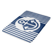 Symbolen - ANCHOR & STRIPES + uw ideeën Badmat (Gekanteld)