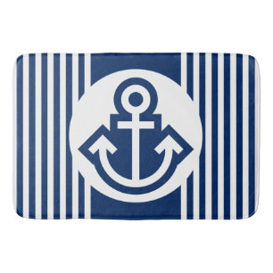 Symbolen - ANCHOR & STRIPES + uw ideeën Badmat