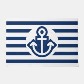 Symbolen - ANCHOR & STRIPES + uw ideeën Deurmat (Voorkant)