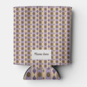 SYMBOLEN Blauw met aangepaste naam Blikjeskoeler (Voorkant)