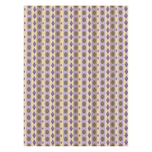 SYMBOLEN blauwe grote afdruk Tafelkleed (Voorkant)