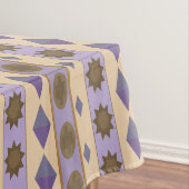 SYMBOLEN blauwe grote afdruk Tafelkleed (Voorbeeld)