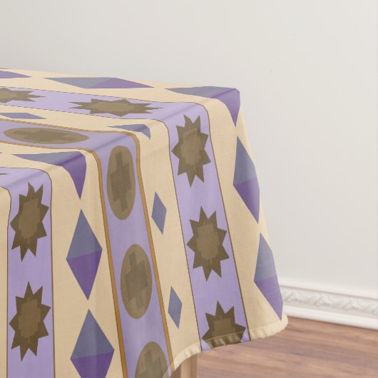 SYMBOLEN blauwe grote afdruk Tafelkleed (Voorbeeld)