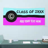 Symbolen - COPYRIGHT-teken + uw ideeën Spandoek (Beurs)