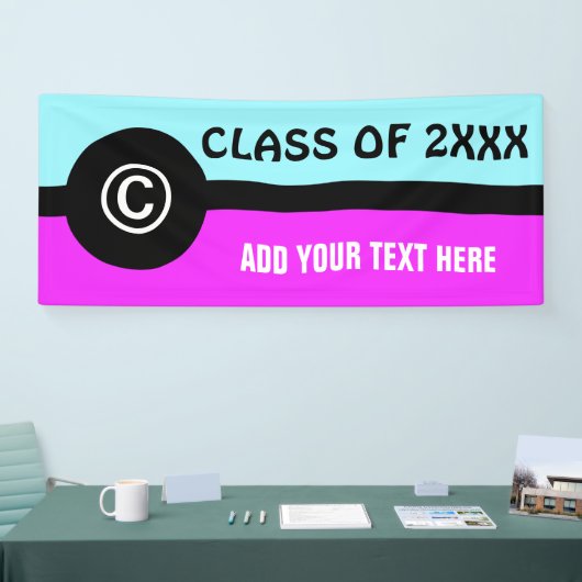 Symbolen - COPYRIGHT-teken + uw ideeën Spandoek (Beurs)