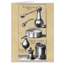Symbolen en gereedschap van de Alchemy Note Card