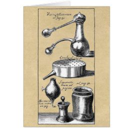 Symbolen en gereedschap van de Alchemy Note Card
