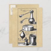 Symbolen en gereedschappen van alchemisten briefkaart (Voorkant / Achterkant)